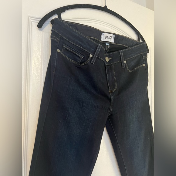 Paige Skyline Skinny Jeans Size 29, Navy Blue, Never worn, Slight Imperfection - Picture 3 of 5